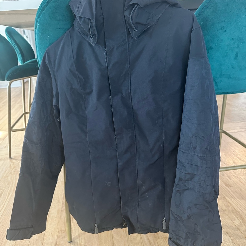 Women’s Black Hooded Ski Jacket